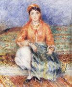 Seated Algerian Pierre-Auguste Renoir
